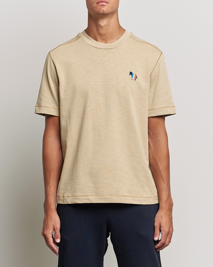 Uomini | T-shirt | PS Paul Smith | Zebra Organic Cotton T-Shirt Sand