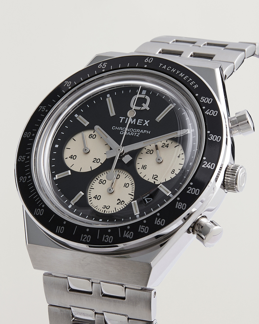 Uomini | Timex Q Chronograph 40mm Black Dial | Timex | Q Chronograph 40mm Black Dial