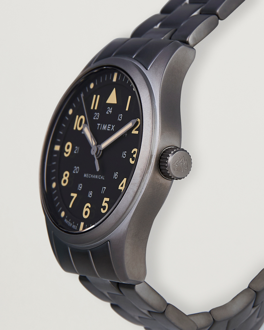 Uomini | Timex Field Post Mechanical Watch 38mm Gunmetal Finish | Timex | Field Post Mechanical Watch 38mm Gunmetal Finish