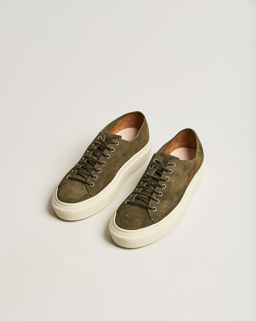 Uomini | Buttero Tanino Suede Sneaker Green | Buttero | Tanino Suede Sneaker Green