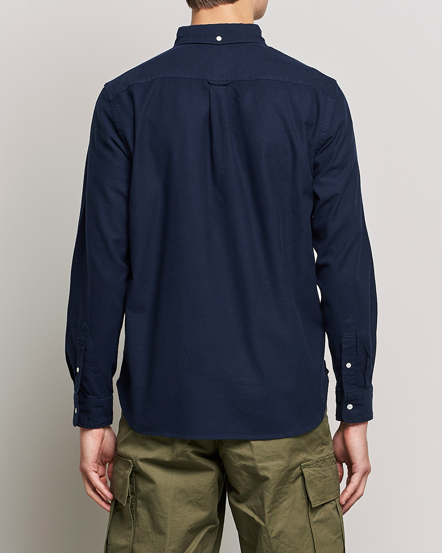 Uomini | Camicie | BEAMS PLUS | Flannel Button Down Shirt Navy