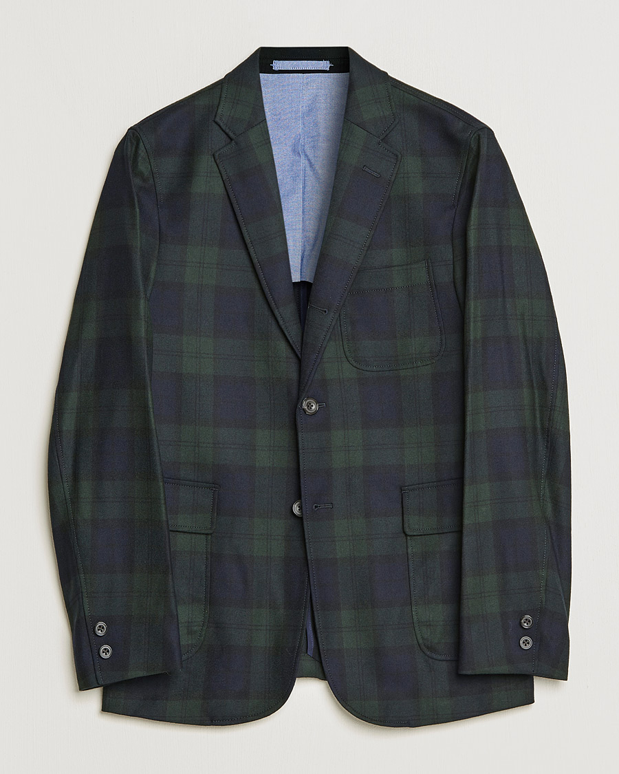 Uomini | Blazers | BEAMS PLUS | Flannel Blazer Blackwatch