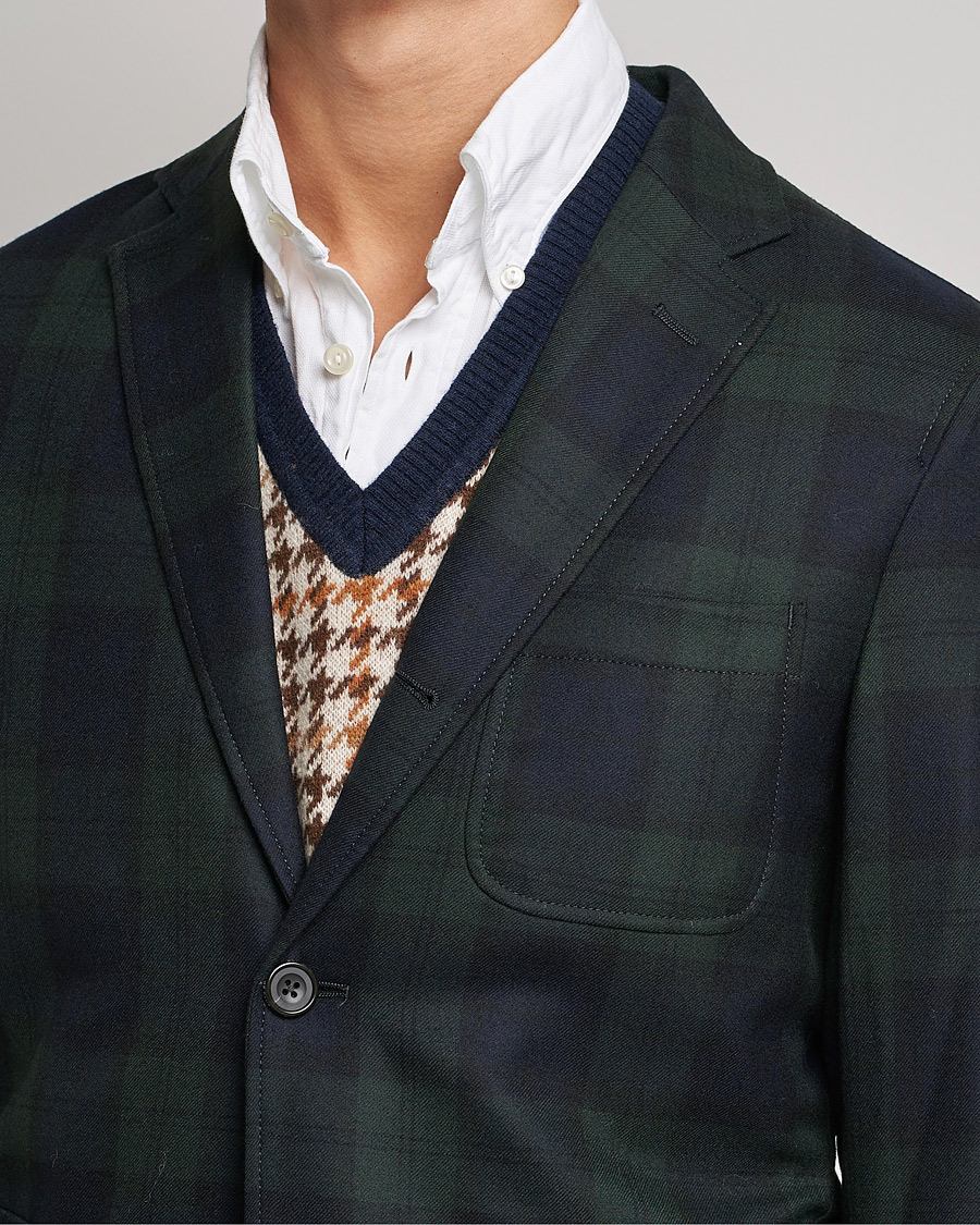Uomini | Blazers | BEAMS PLUS | Flannel Blazer Blackwatch