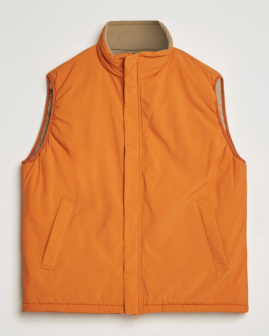 Uomini | Giacche | BEAMS PLUS | MIL Puffer Vest Orange