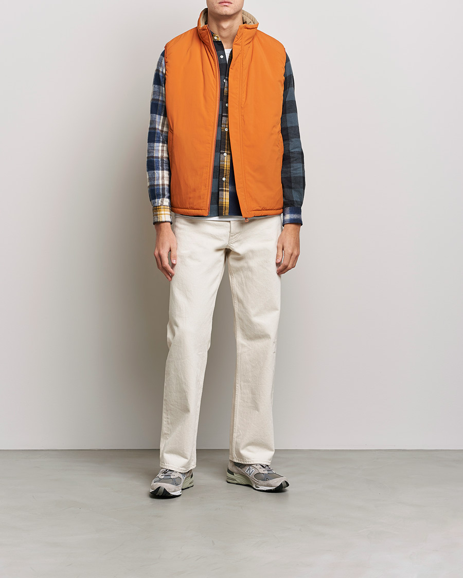 Uomini | Giacche | BEAMS PLUS | MIL Puffer Vest Orange