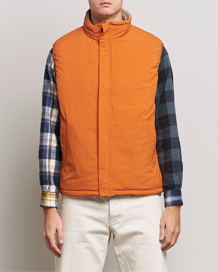 Uomini | Giacche | BEAMS PLUS | MIL Puffer Vest Orange