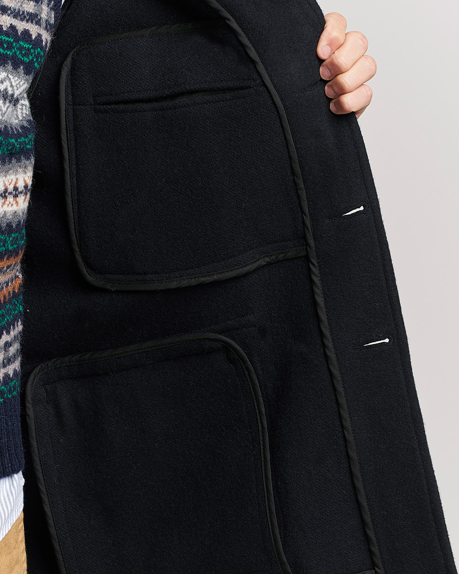 Uomini | Giacche | BEAMS PLUS | Heavy Melton Hunting Coat Navy