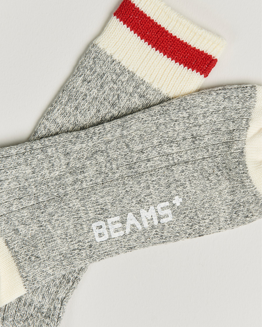 Uomini | Biancheria intima | BEAMS PLUS | BEAMS PLUSRag SocksGrey/Red