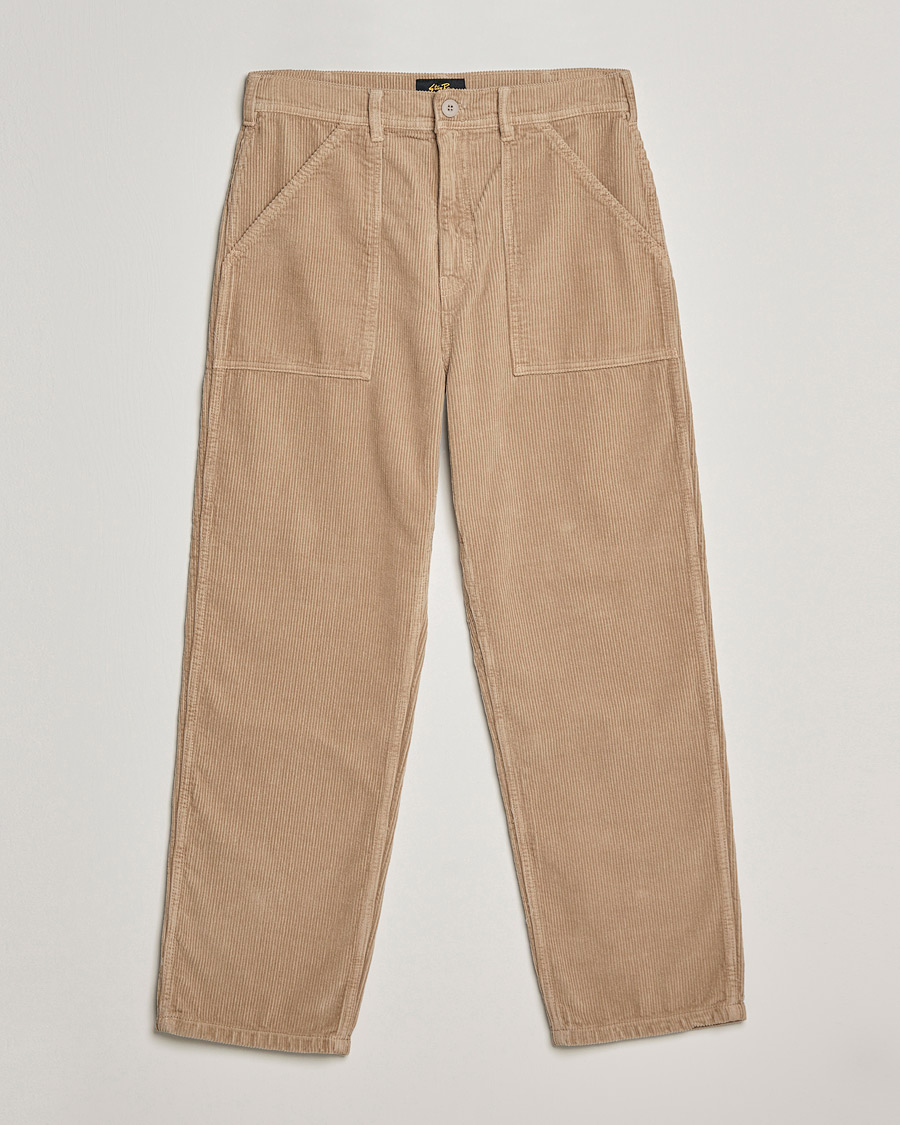 Uomini | Pantaloni | Stan Ray | Corduroy Fat Pants Khaki
