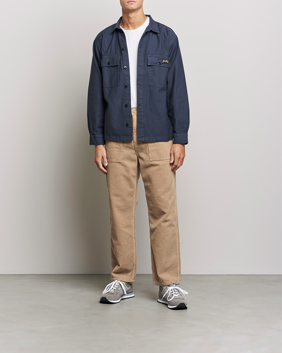 Uomini | Pantaloni | Stan Ray | Corduroy Fat Pants Khaki