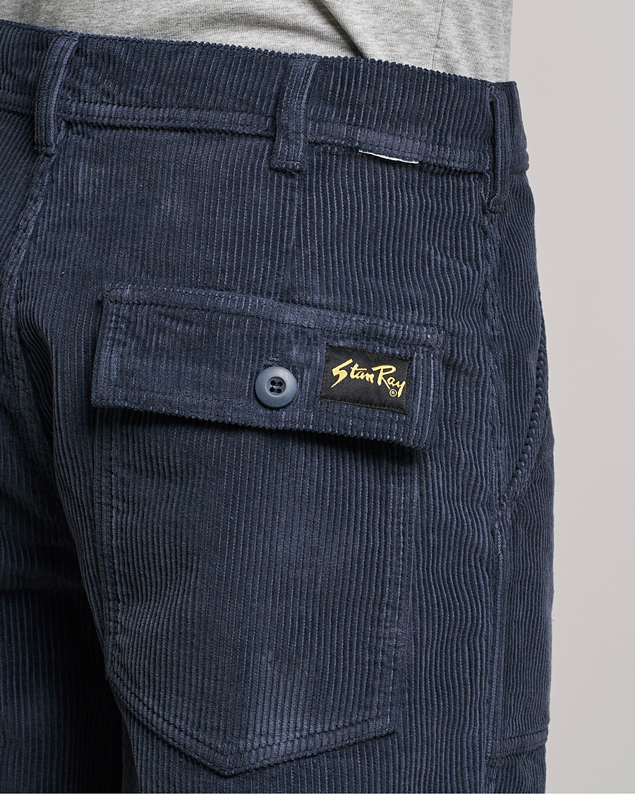 Uomini | Pantaloni | Stan Ray | Corduroy Fat Pants Navy