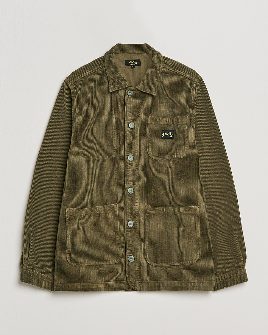 Uomini | Giacche | Stan Ray | Painters Cord Shirt Jacket Olive