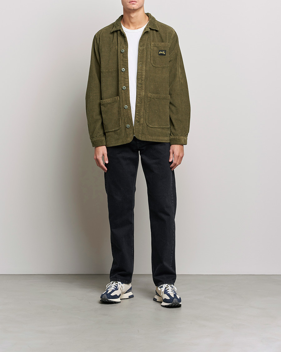 Uomini | Giacche | Stan Ray | Painters Cord Shirt Jacket Olive