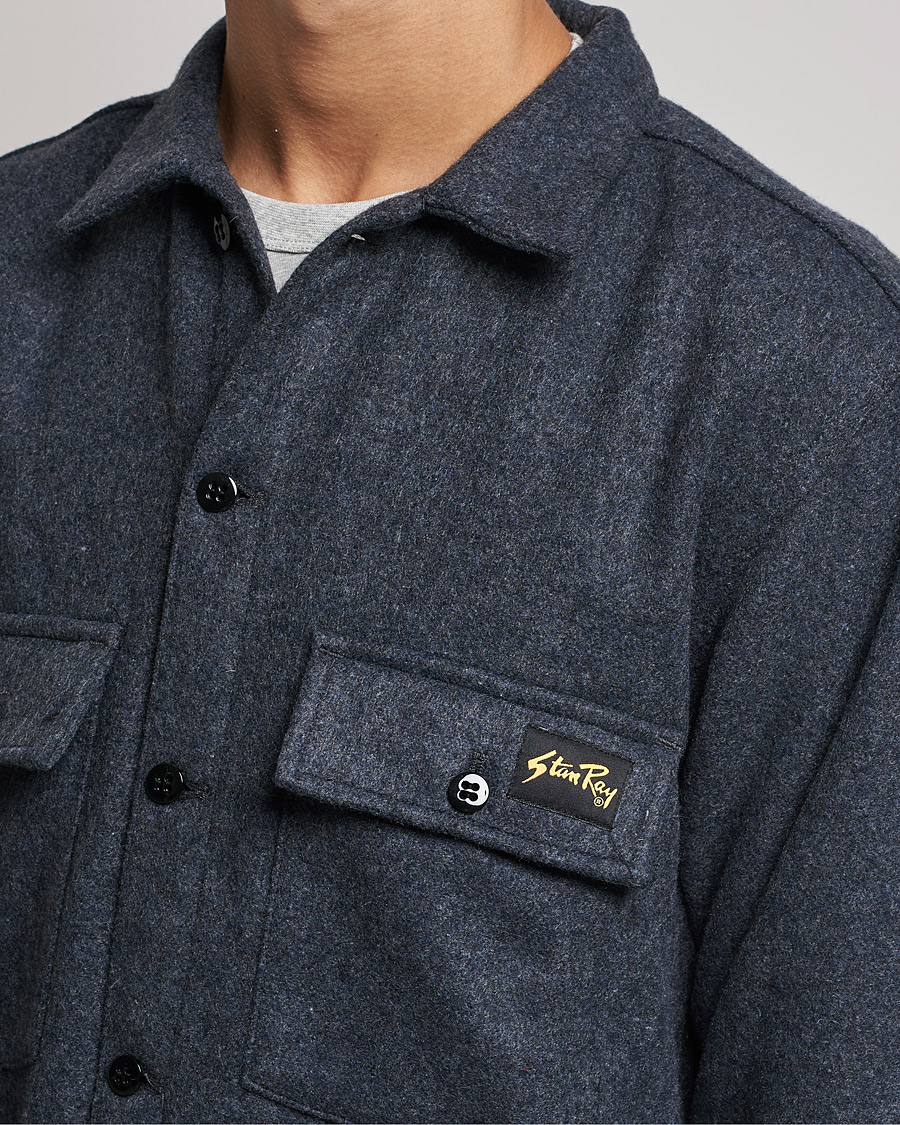 Uomini | Camicie | Stan Ray | CPO Wool Overshirt Mid Grey