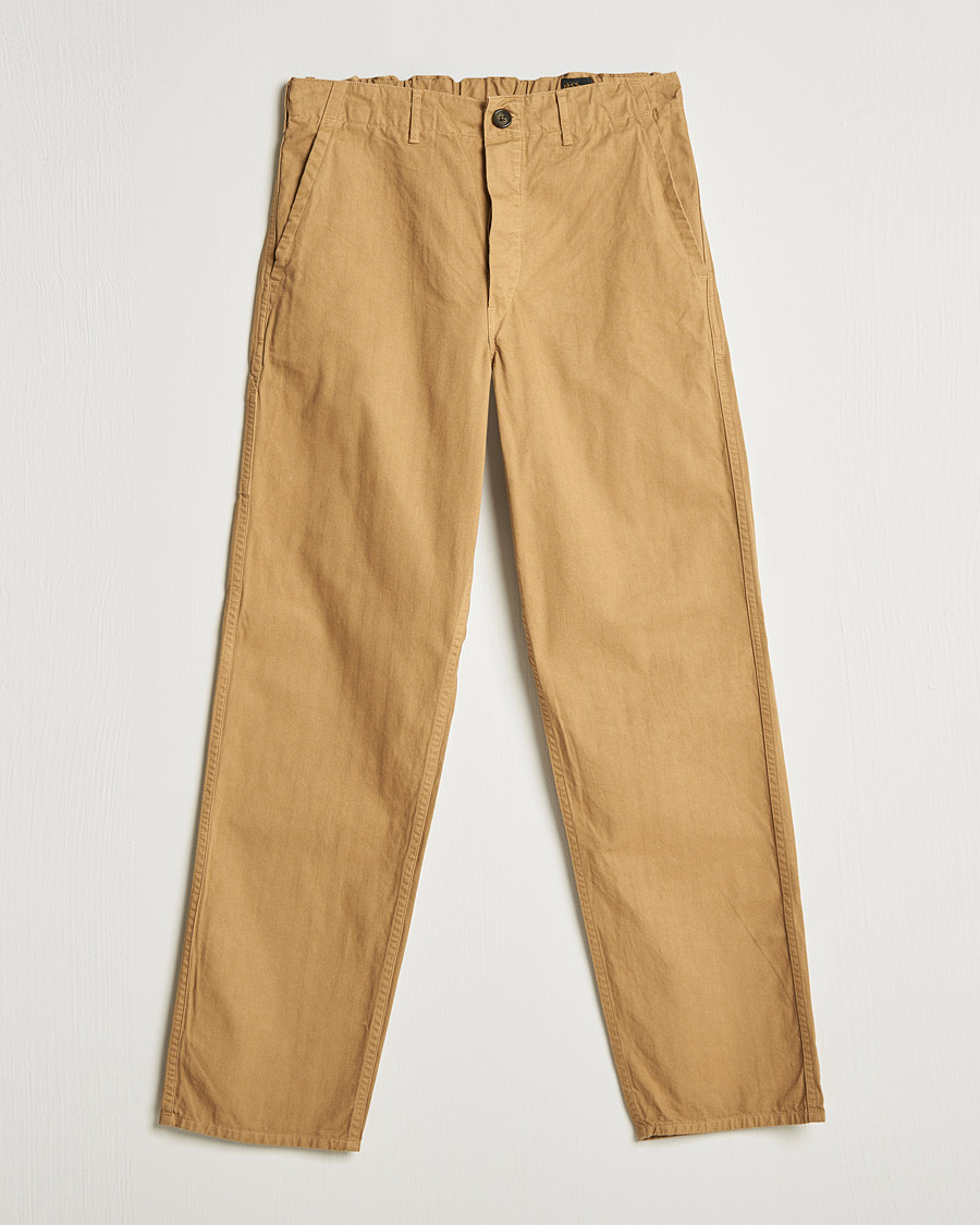 Uomini | Pantaloni | orSlow | French Work Pants Khaki