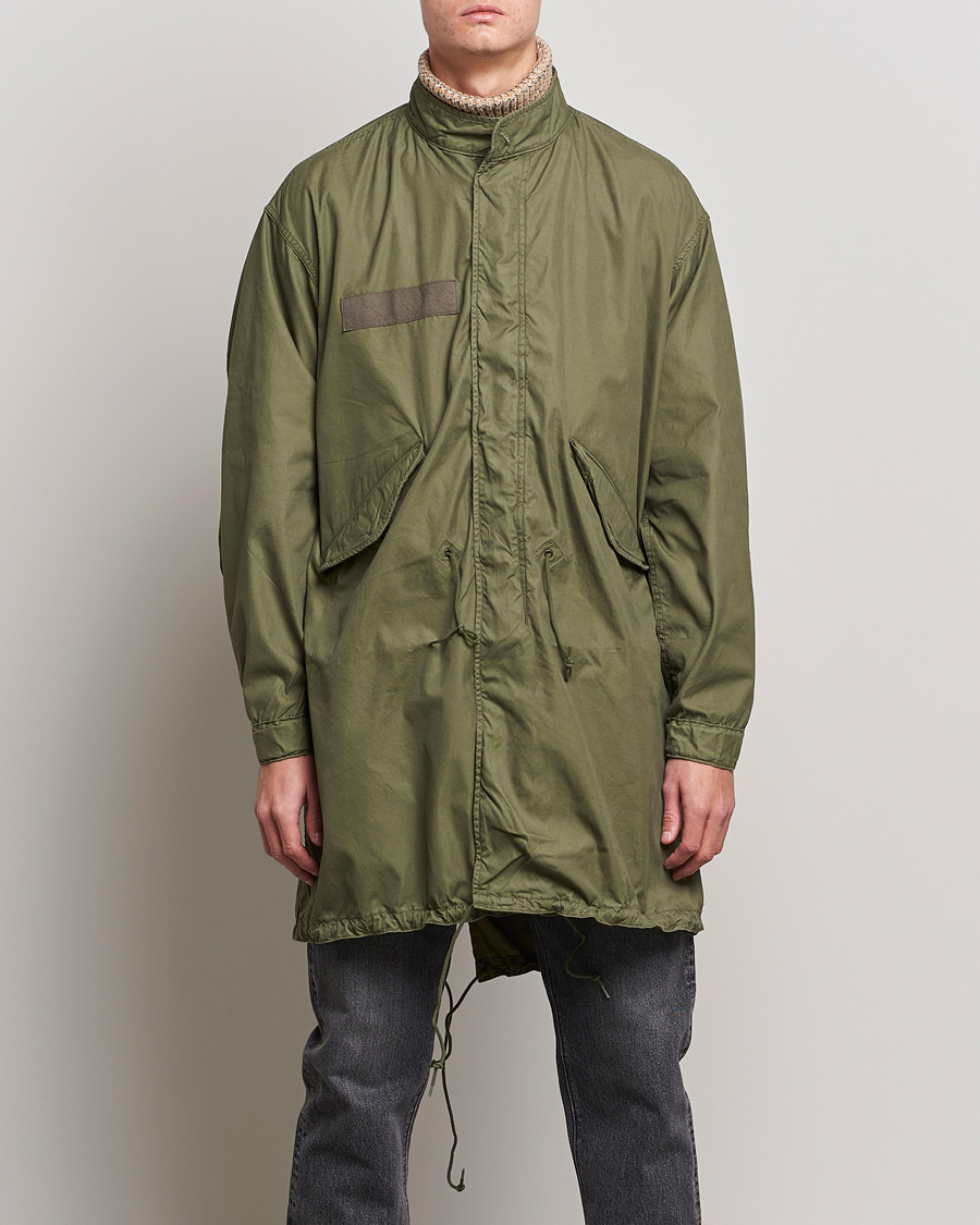 Uomini | Giacche | orSlow | M-65 Fishtail Coat Army Green