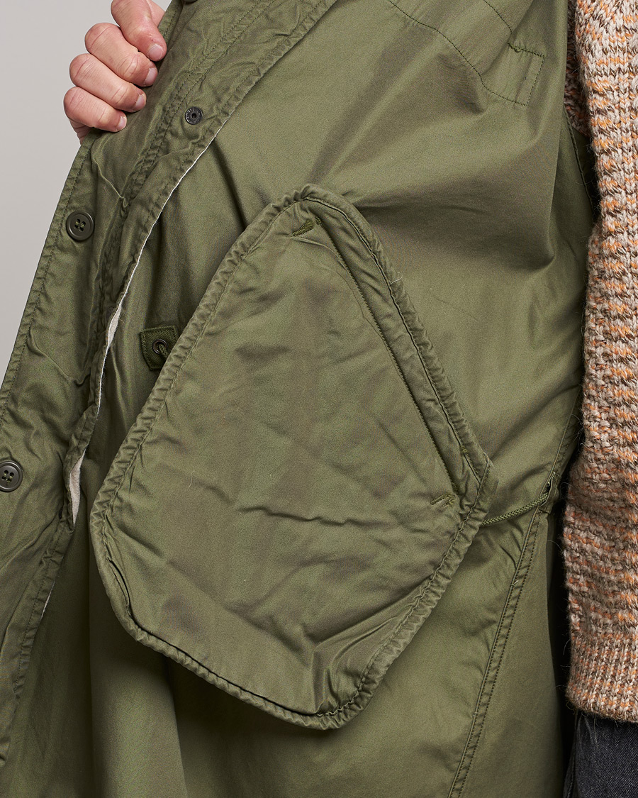 Uomini | Giacche | orSlow | M-65 Fishtail Coat Army Green