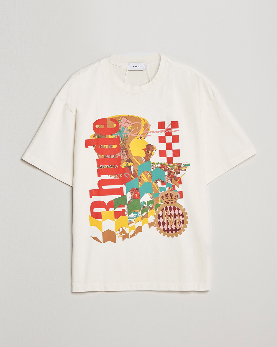 Uomini | T-shirt | Rhude | Joyride T-Shirt White