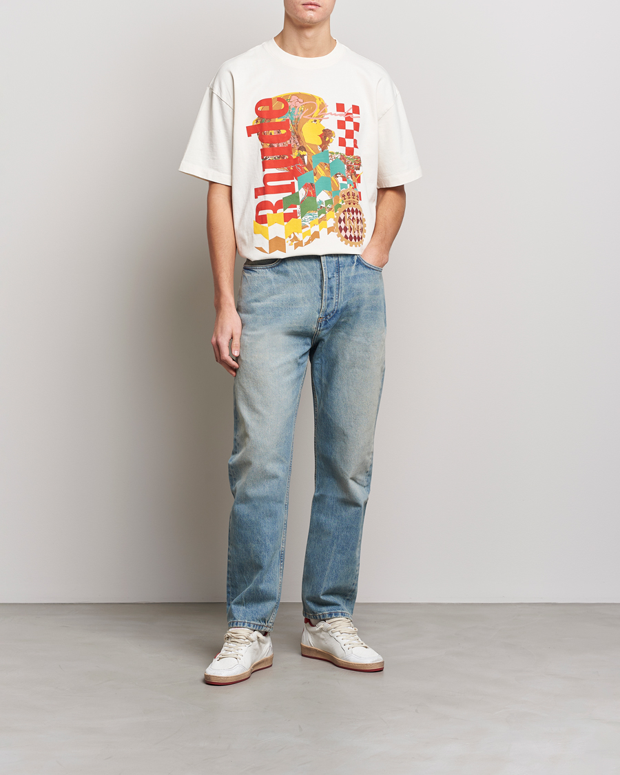 Uomini | T-shirt | Rhude | Joyride T-Shirt White