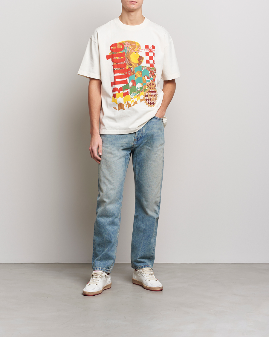 Uomini | Jeans | Rhude | Classic Denim Washed Indigo