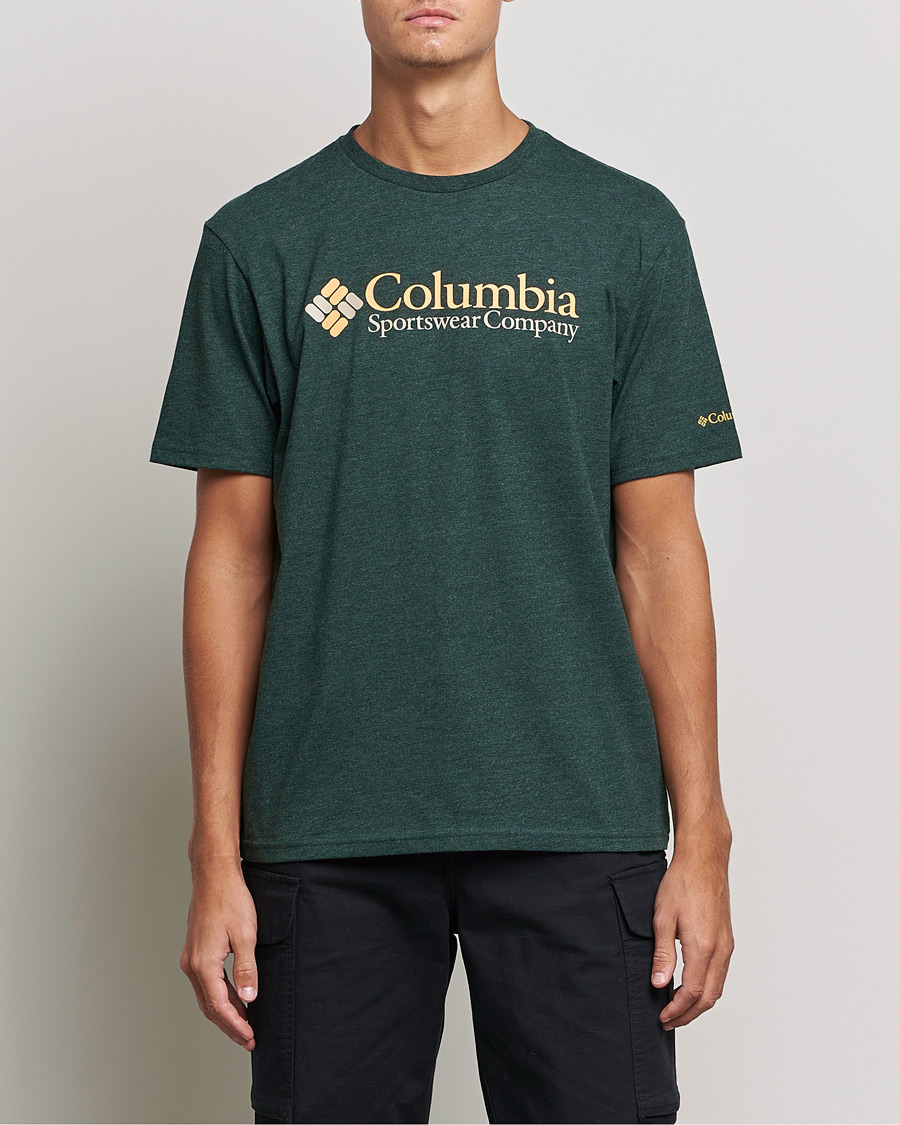 Uomini | T-shirt | Columbia | Basic Logo Short Sleeve T-Shirt Spruce Heather
