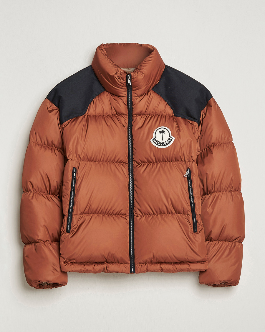 Uomini | Giacche | Moncler Genius | 8 Palm Angels Nevin Down Jacket Brown