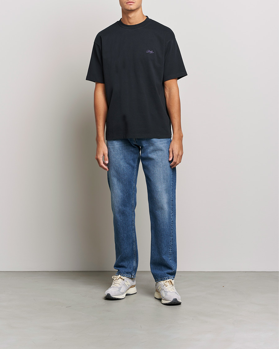 Uomini | T-shirt | Drôle de Monsieur | Signature T-Shirt Black