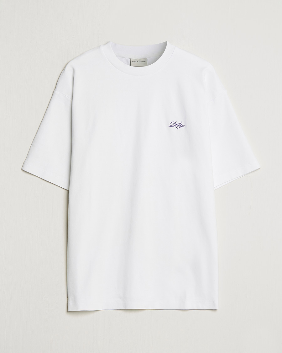 Uomini | T-shirt | Drôle de Monsieur | Signature T-Shirt White