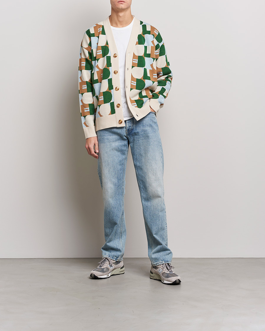 Uomini | Maglieria | Drôle de Monsieur | Le Cardigan White/Beige