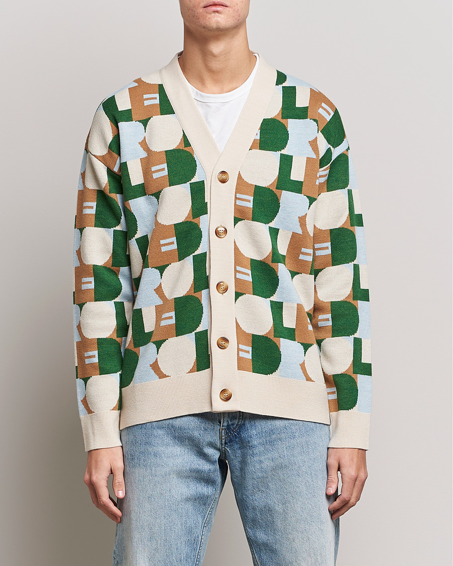 Uomini | Maglieria | Drôle de Monsieur | Le Cardigan White/Beige