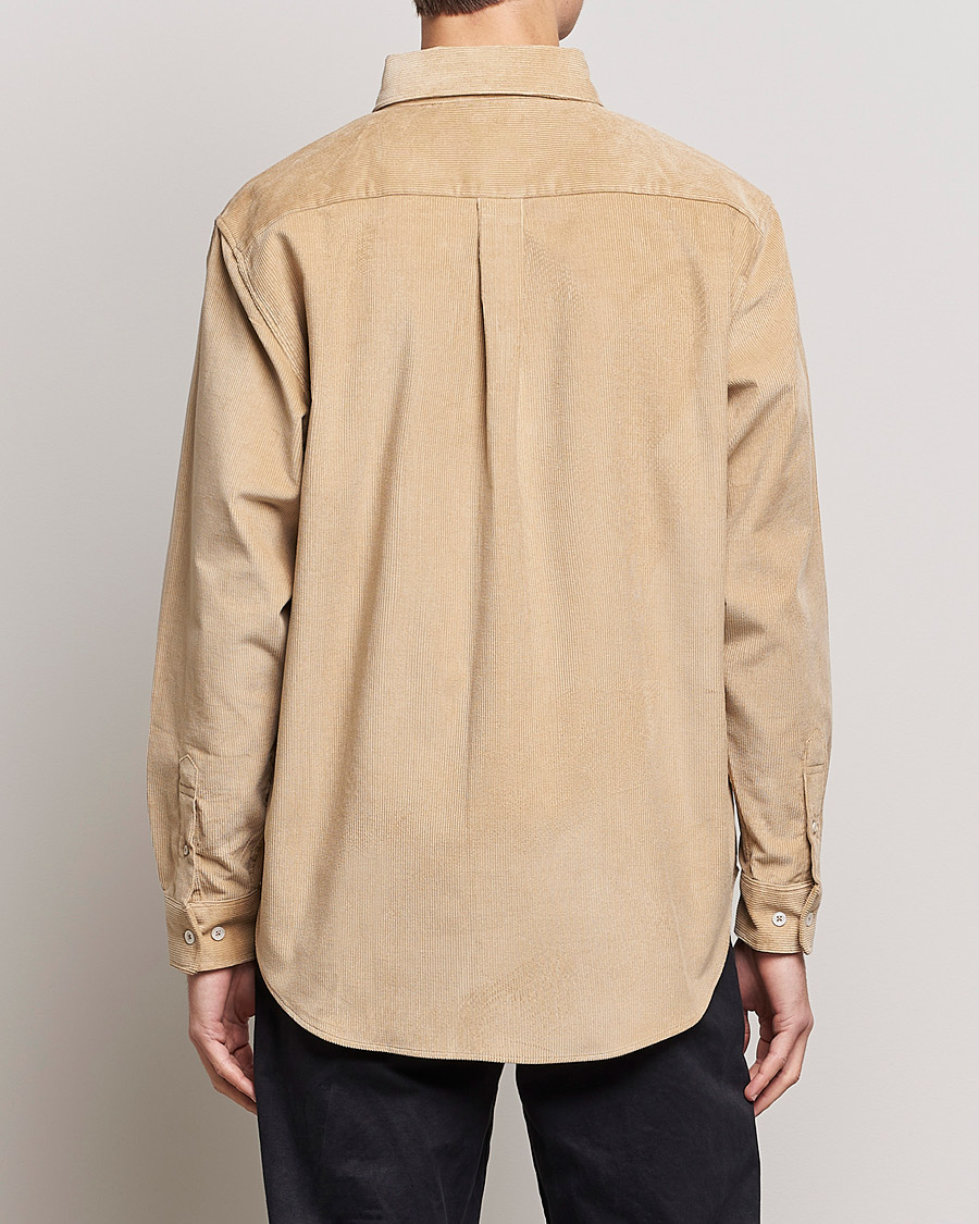 Uomini | Camicie | Drôle de Monsieur | Corduroy Oversize Shirt Beige