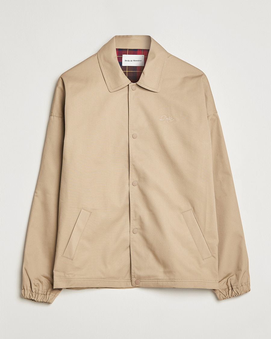 Uomini | Giacche | Drôle de Monsieur | Varsity Jacket Beige