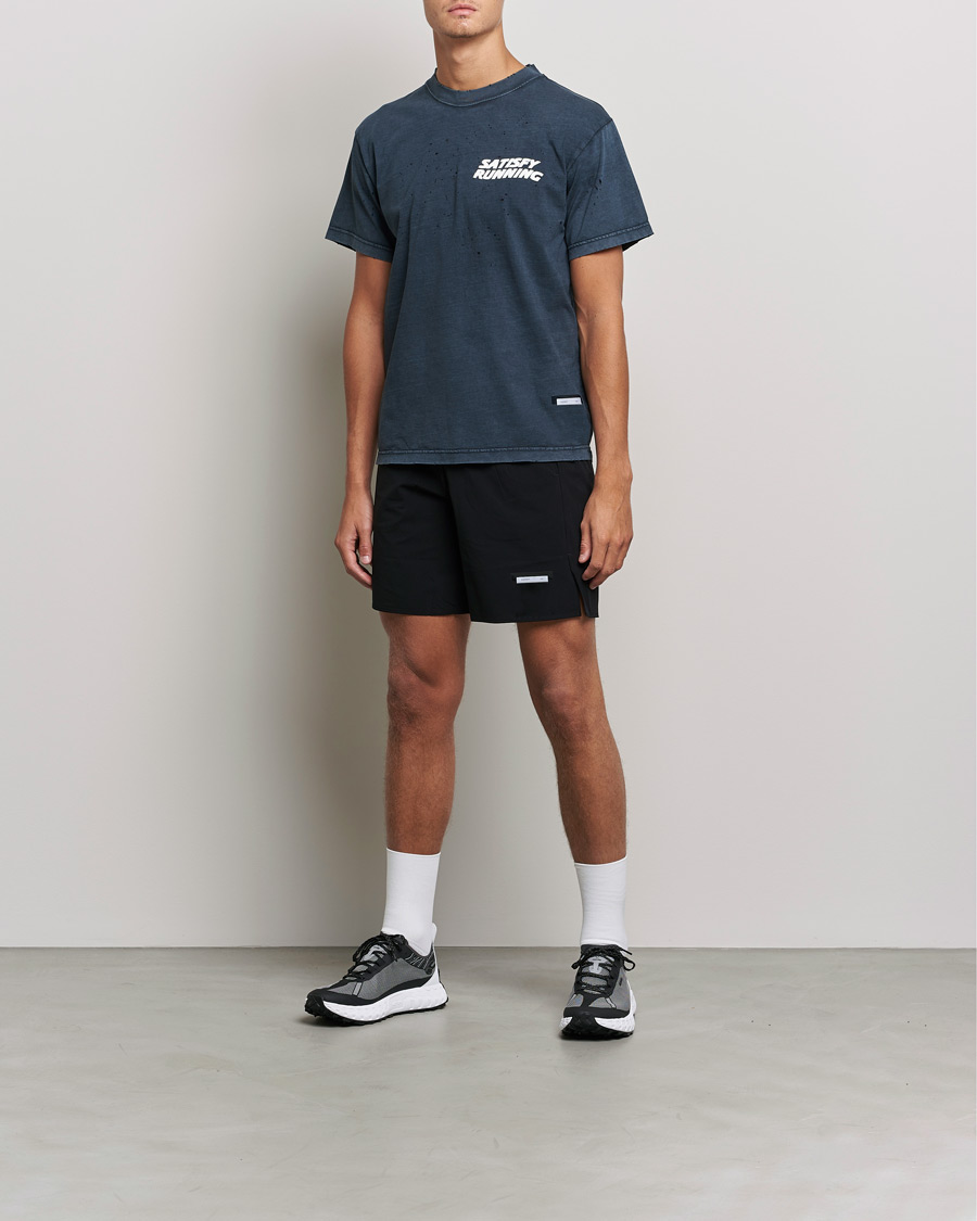 Uomini | T-shirt | Satisfy | MothTech T-Shirt Pigment Black