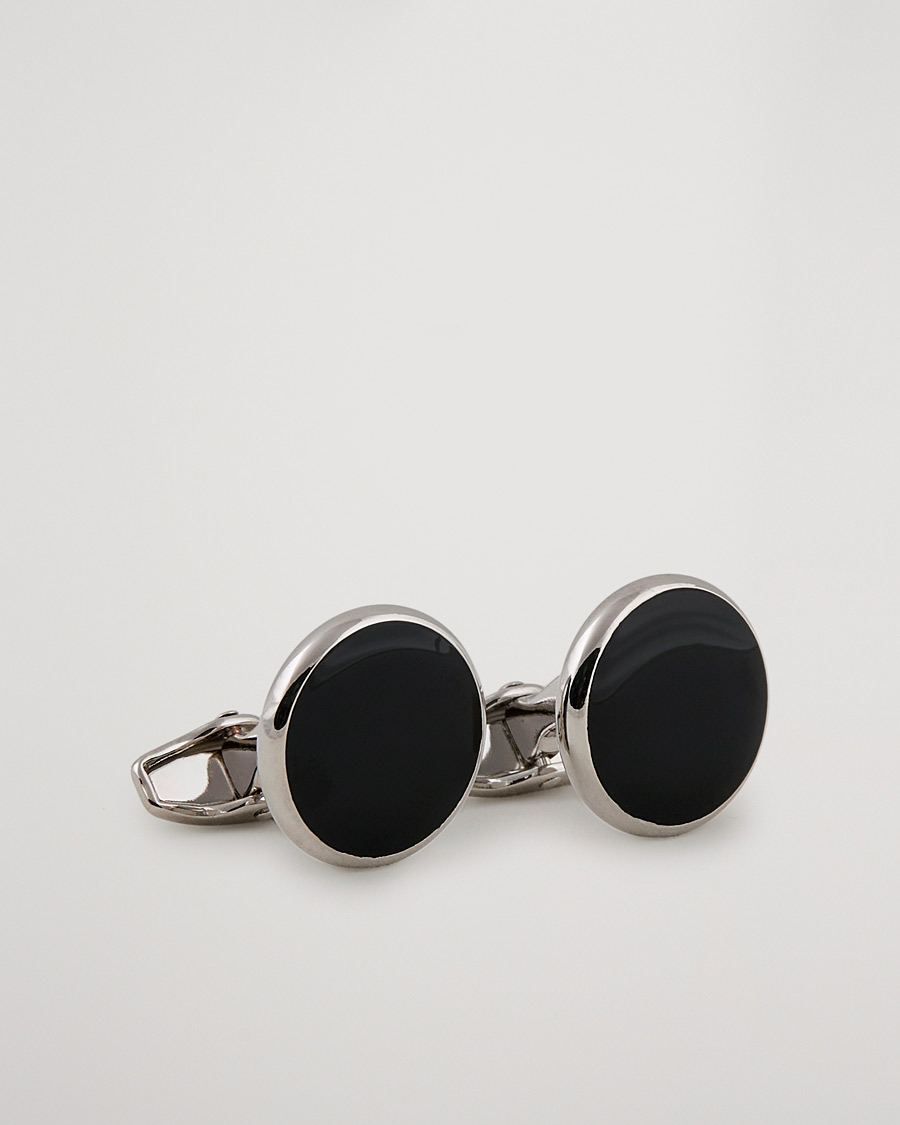 Uomini | Gemelli | Amanda Christensen | Cufflink & Shirt Studs Set Black/Silver