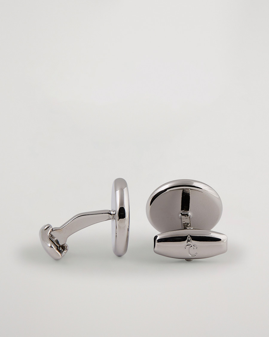 Uomini | Gemelli | Amanda Christensen | Cufflink & Shirt Studs Set Black/Silver
