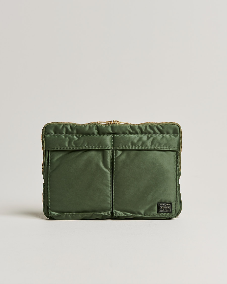 Uomini | Porter-Yoshida & Co. Tanker Document Case Sage Green | Porter-Yoshida & Co. | Tanker Document Case Sage Green