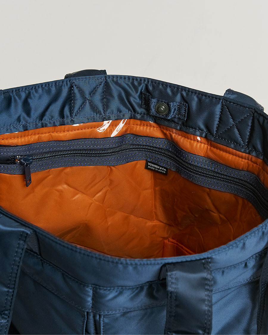 Uomini | Porter-Yoshida & Co. Tanker Tote Bag Iron Blue | Porter-Yoshida & Co. | Tanker Tote Bag Iron Blue