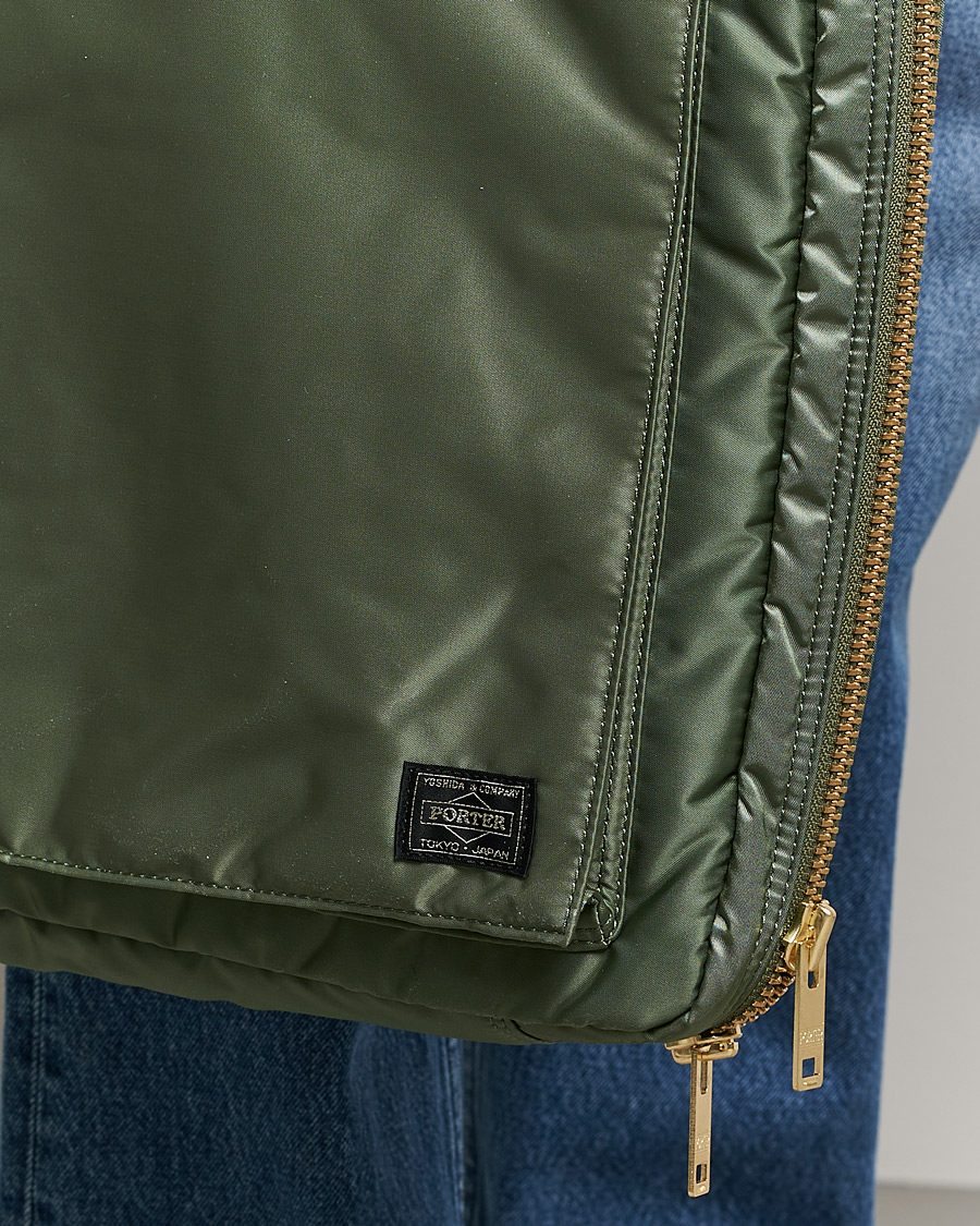 Uomini | Porter-Yoshida & Co. Tanker Garment Bag Sage Green | Porter-Yoshida & Co. | Tanker Garment Bag Sage Green