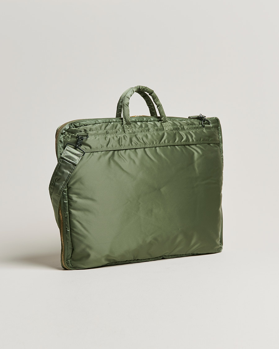 Uomini | Porter-Yoshida & Co. Tanker Garment Bag Sage Green | Porter-Yoshida & Co. | Tanker Garment Bag Sage Green