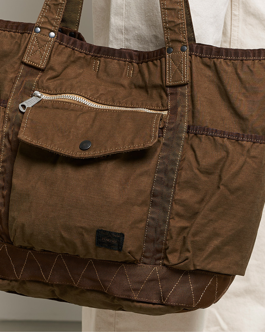 Uomini | Porter-Yoshida & Co. Crag Tote Bag Coyote | Porter-Yoshida & Co. | Crag Tote Bag Coyote