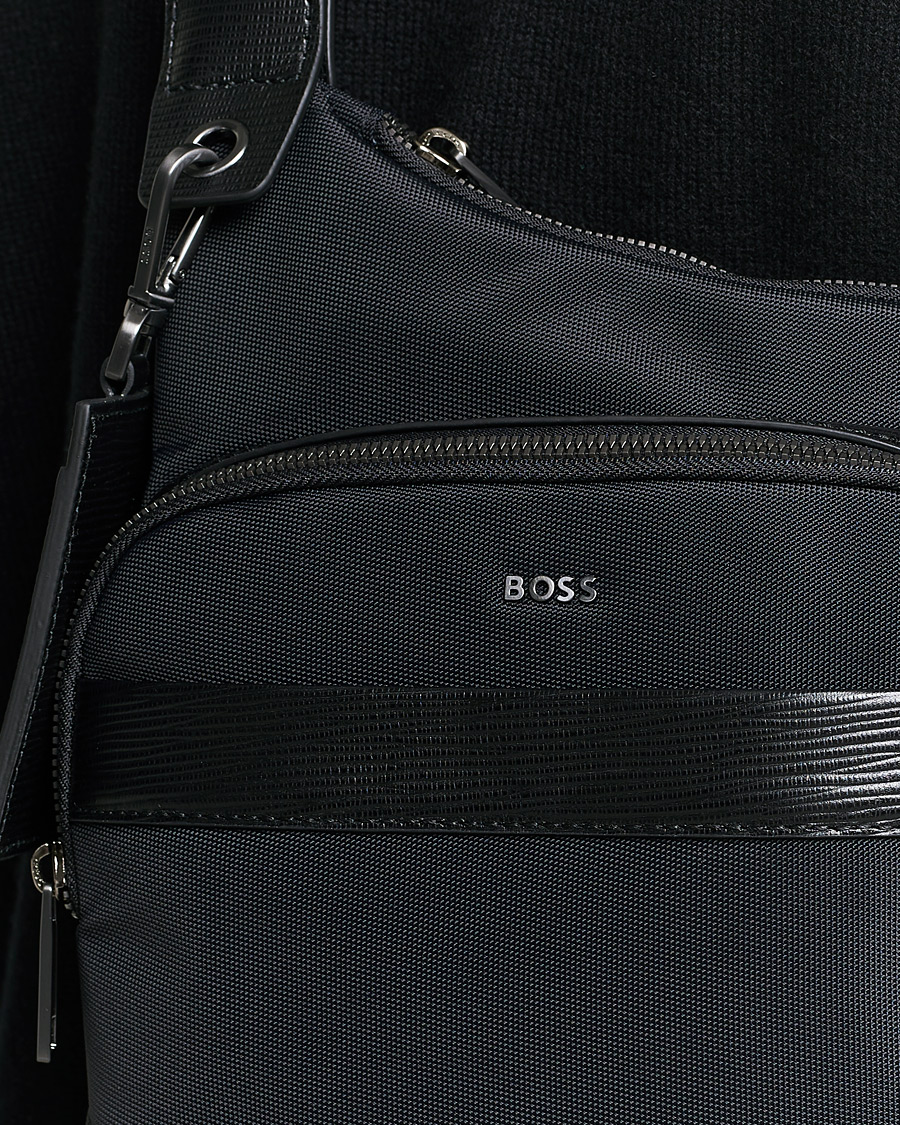 Uomini | First Class Crossbody Bag Black | BOSS BLACK | First Class Crossbody Bag Black