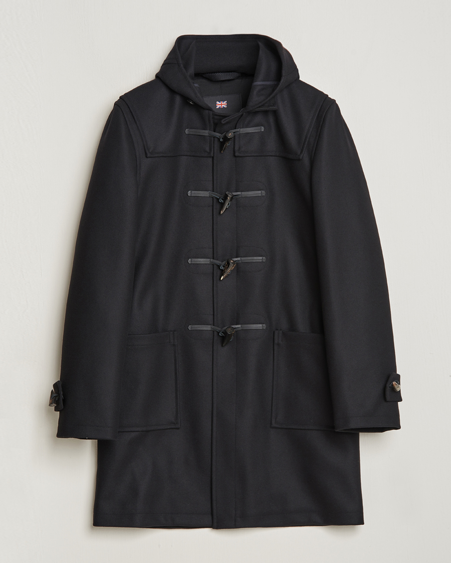 Uomini | Giacche | Gloverall | Cashmere Blend Duffle Coat Black
