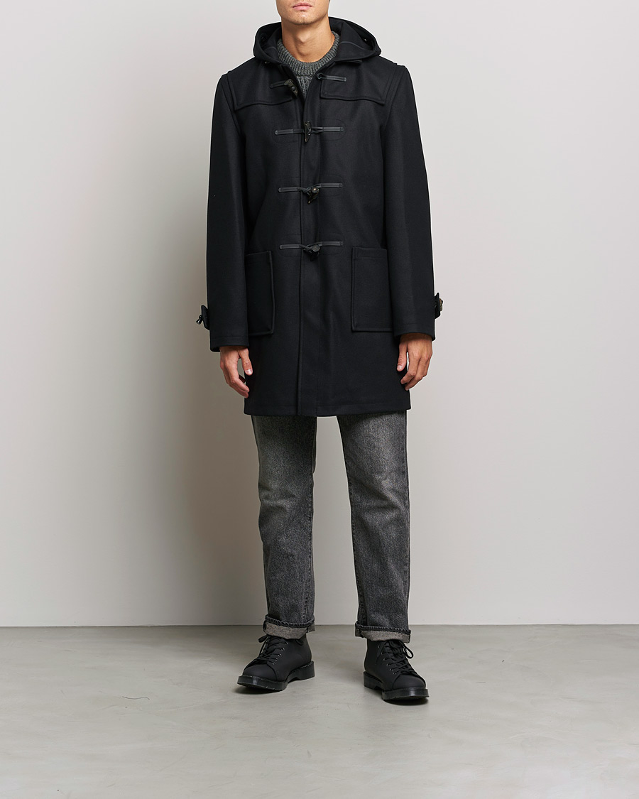 Uomini | Giacche | Gloverall | Cashmere Blend Duffle Coat Black