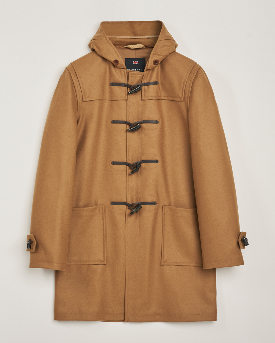 Uomini | Giacche | Gloverall | Cashmere Blend Duffle Coat Camel