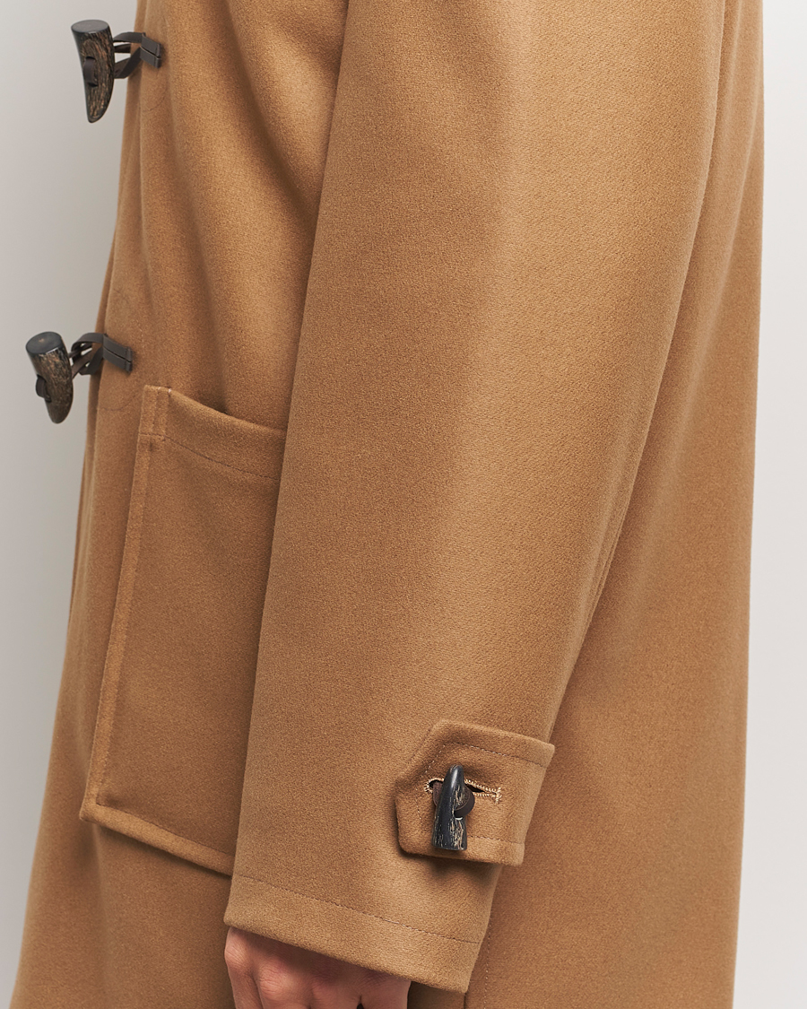Uomini | Giacche | Gloverall | Cashmere Blend Duffle Coat Camel