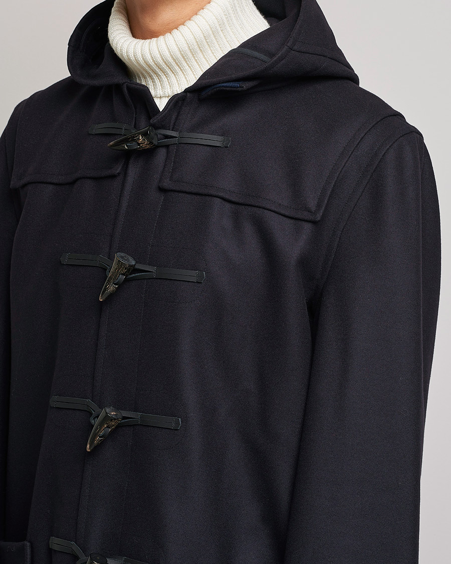 Uomini | Giacche | Gloverall | Cashmere Blend Duffle Coat Navy