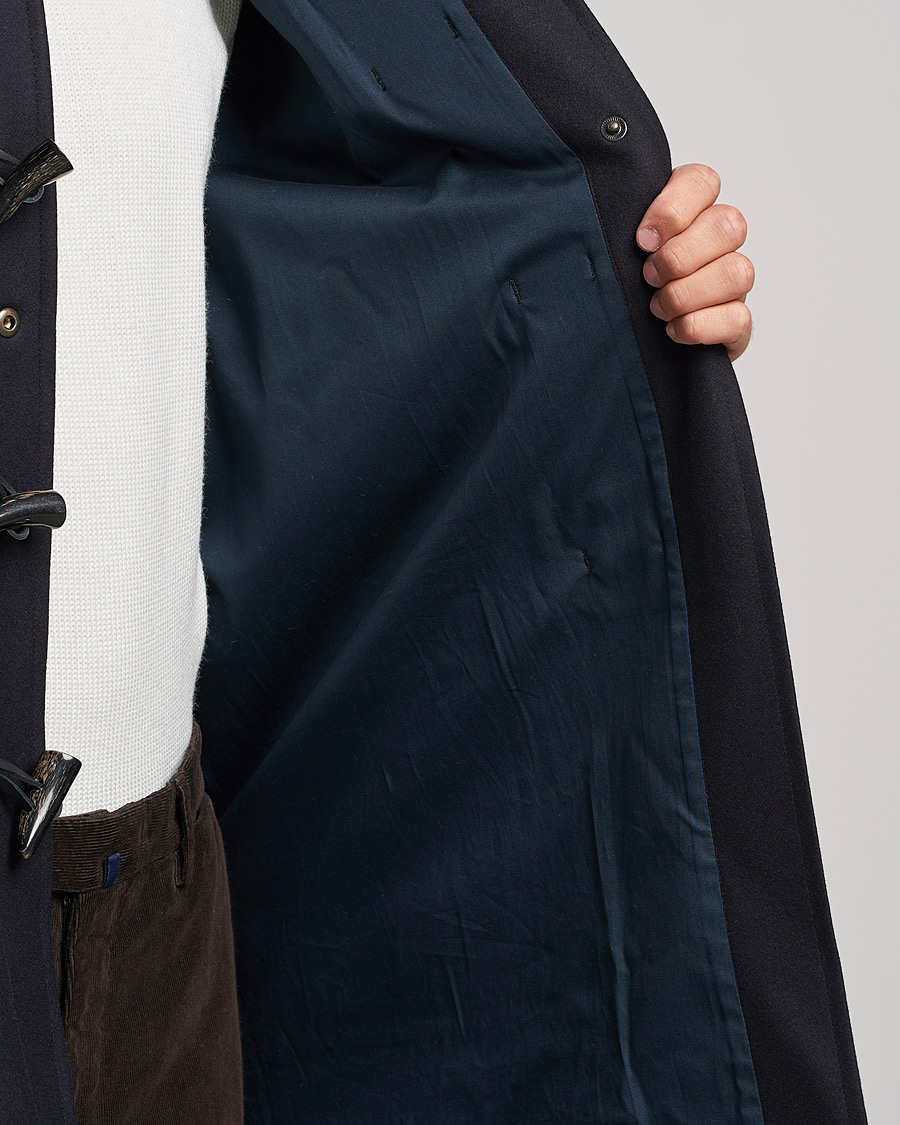 Uomini | Giacche | Gloverall | Cashmere Blend Duffle Coat Navy