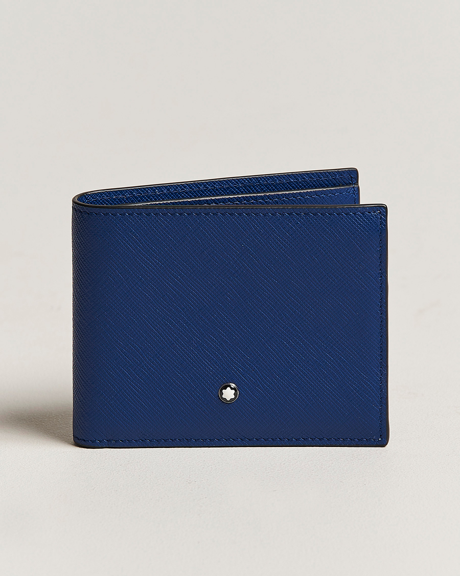 Uomini | Montblanc Sartorial Wallet 6cc Blue | Montblanc | Sartorial Wallet 6cc Blue