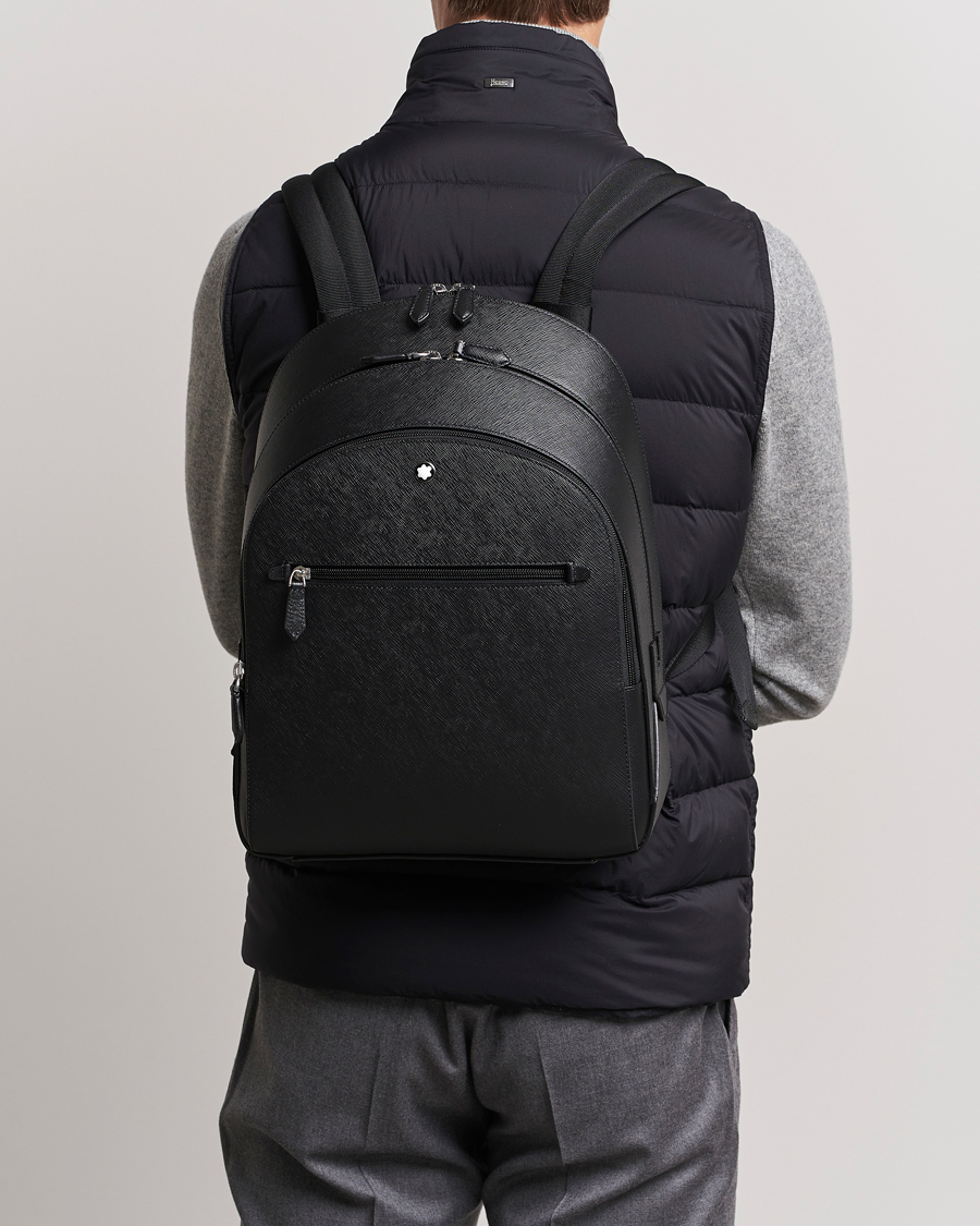 Uomini | Borse | Montblanc | Sartorial Medium Backpack 3 Compartments Black