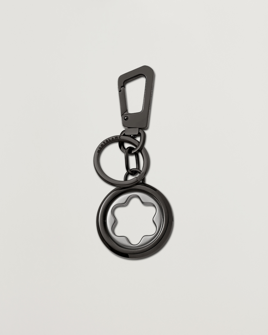 Uomini | Portachiavi | Montblanc | Meisterstück Spinning Emblem Key Fob Black